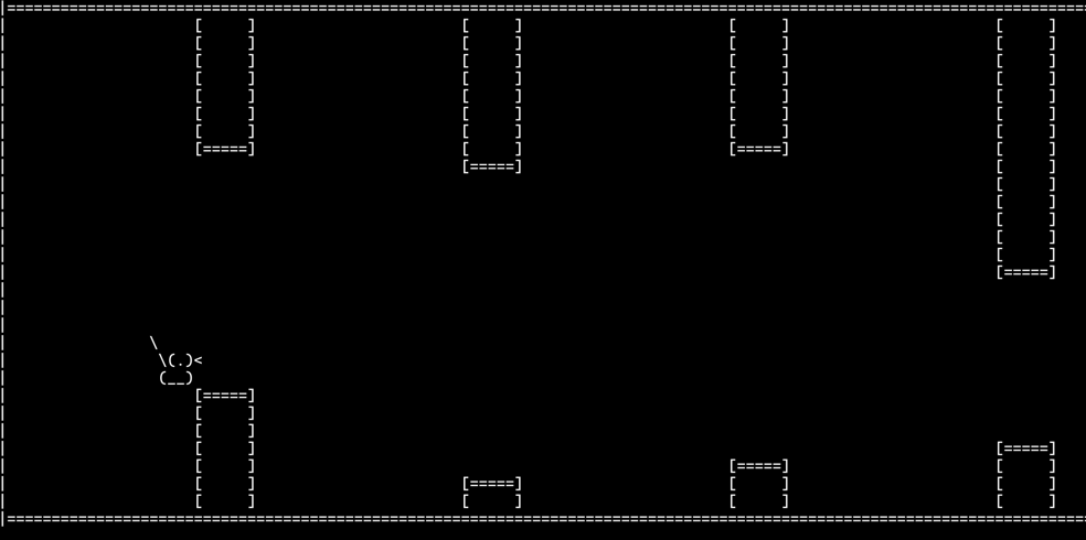 Terminal Flappy Bird